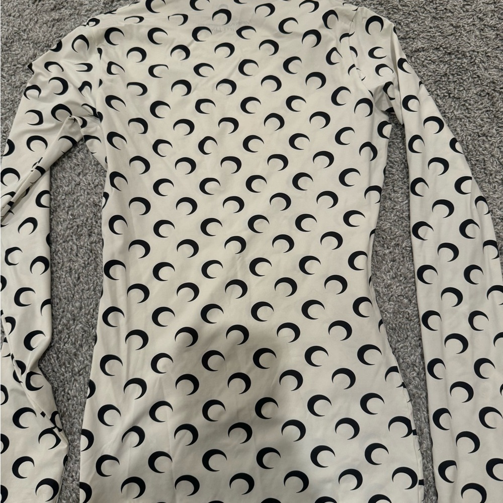 Marine see white long sleeve shirt